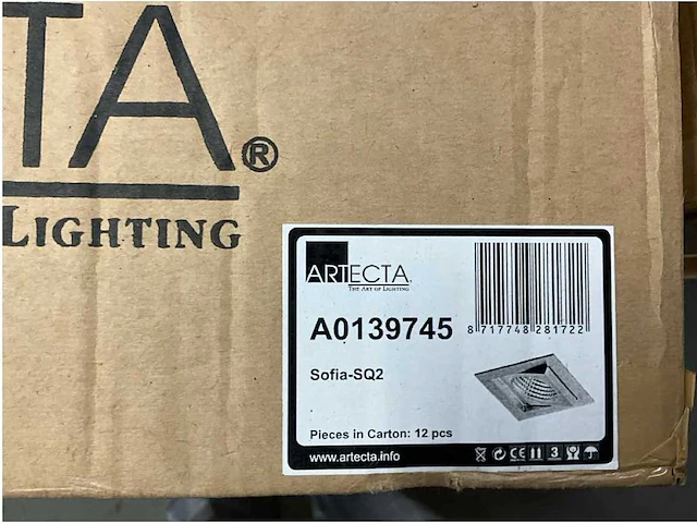 Artecta - sofia-sq2 - plafondlamp (12x) - afbeelding 6 van  7