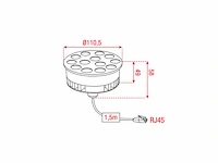 Artecta - vigo spot 12 rgb - lamp (18x) - afbeelding 5 van  8