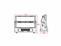 Artecta faro wash-180 rgbw led wash / led buitenprojector - afbeelding 3 van  3