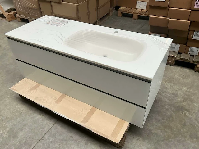 Artelinea vasquebadmeubel wit 135cm - afbeelding 3 van  8