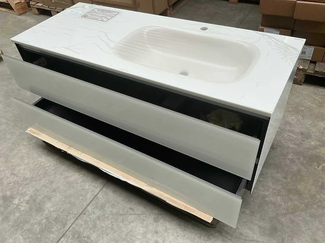 Artelinea vasquebadmeubel wit 135cm - afbeelding 6 van  8