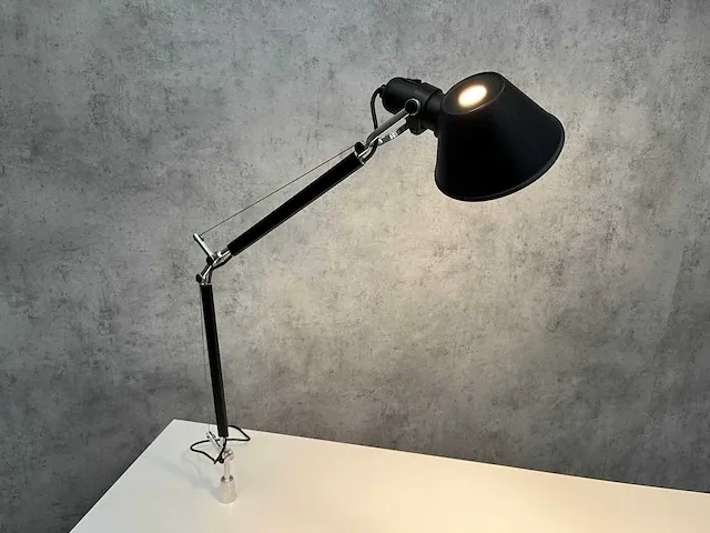 Artemide tolomeo tavola mini - bureaulamp - mat zwart - afbeelding 4 van  16