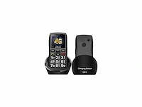Artfone c1+4g senioren mobiele telefoon volledig nederlands sosknop zwart - afbeelding 1 van  3
