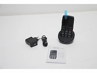 Artfone c1+4g senioren mobiele telefoon volledig nederlands sosknop zwart - afbeelding 2 van  3
