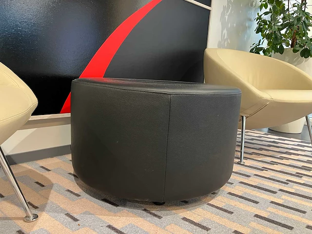 Artifort hanna - lederen design lounge set - afbeelding 3 van  14