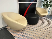 Artifort hanna - lederen design lounge set - afbeelding 5 van  14