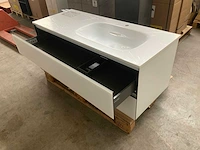 Artilinea sous vasque 2 badmeubel 135cm bianco - afbeelding 3 van  9