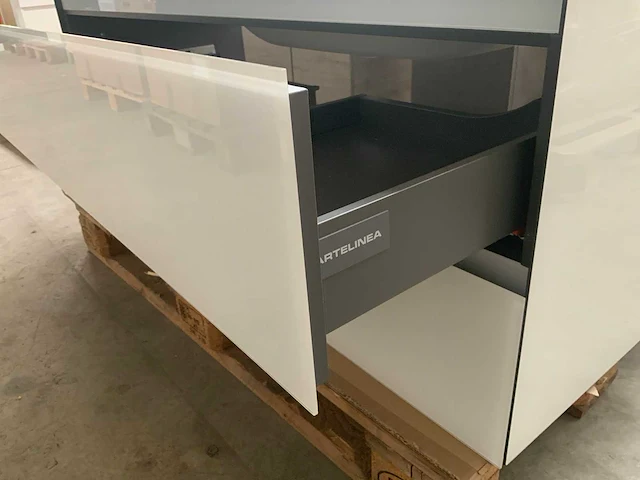 Artilinea sous vasque 2 badmeubel 135cm bianco - afbeelding 4 van  9