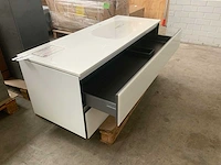 Artilinea sous vasque 2 badmeubel 135cm bianco - afbeelding 5 van  9