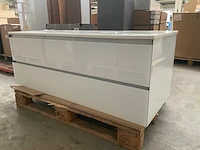 Artilinea sous vasque 2 badmeubel 135cm bianco - afbeelding 1 van  7