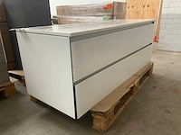 Artilinea sous vasque 2 badmeubel 135cm bianco - afbeelding 6 van  7