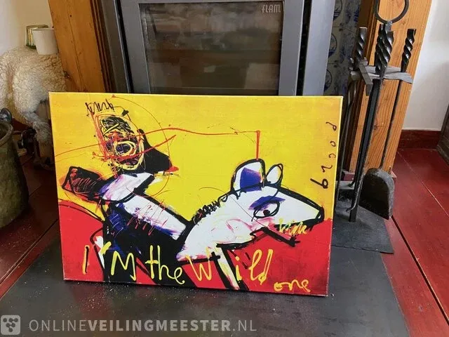Artprint, herman brood "i am the wild one " - afbeelding 1 van  6