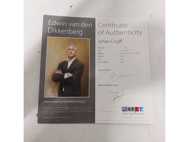 Artwork " johan cruijf " - afbeelding 7 van  7