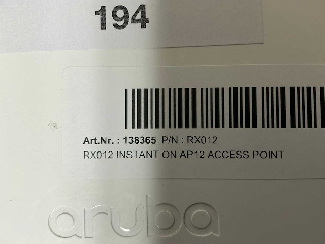 Aruba rx012 accespoint - afbeelding 5 van  5