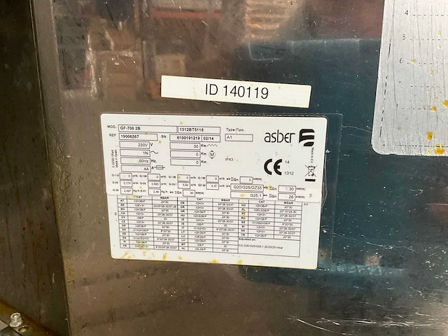 Asber gf-700 2b friteuse - afbeelding 7 van  9