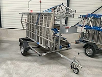 Asc rolsteiger met aanhangwagen