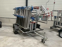 Asc rolsteiger met aanhangwagen