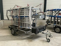 Asc rolsteiger met aanhangwagen