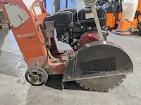 Asfalt-betonzaag 450mm benzine husqvarna, fs400, bouwjaar 2015 - afbeelding 6 van  19