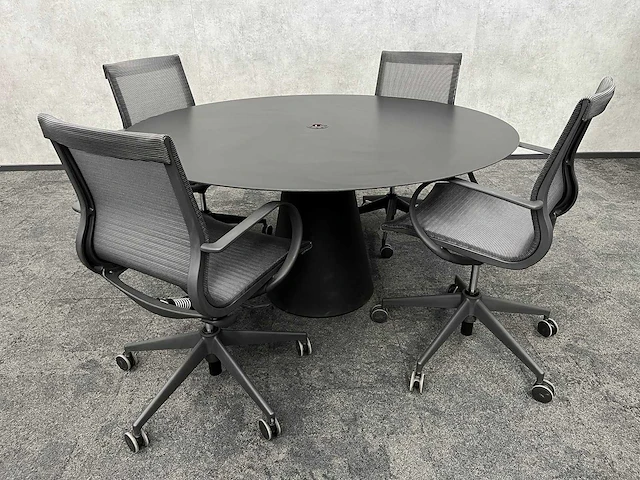 Asis/ andreu world - 4p design conferentieset ø150 - afbeelding 3 van  16