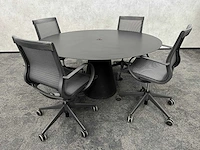 Asis/ andreu world - 4p design conferentieset ø150 - afbeelding 3 van  16