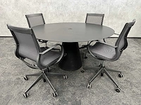Asis/ andreu world - 4p design conferentieset ø150 - afbeelding 9 van  16