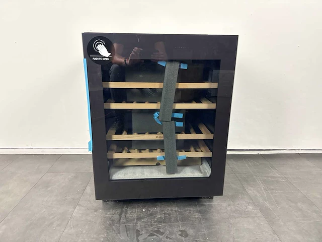 Asko wcn15842g vrijstaande wijnkoelkast 44 fles(sen) zwart - afbeelding 2 van  6