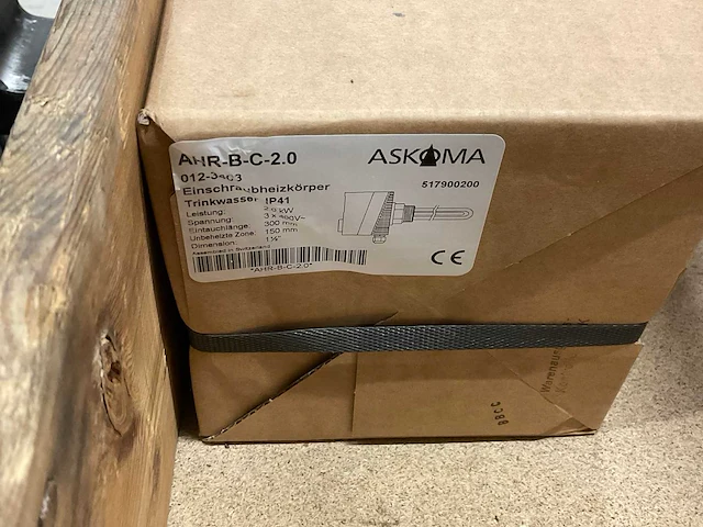 Askoheat ahr-b-c-2.0 dompel verwarmingselement - afbeelding 2 van  2