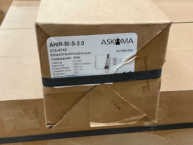 Askoma - ahir-bi-s-3.0 - dompel verwarmingselement - afbeelding 2 van  2