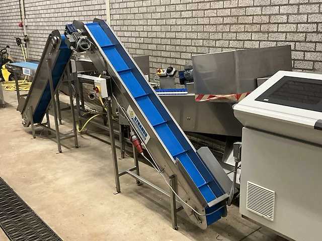 Asperge sorteermachine sorteerlijn met wasstraat - afbeelding 4 van  82