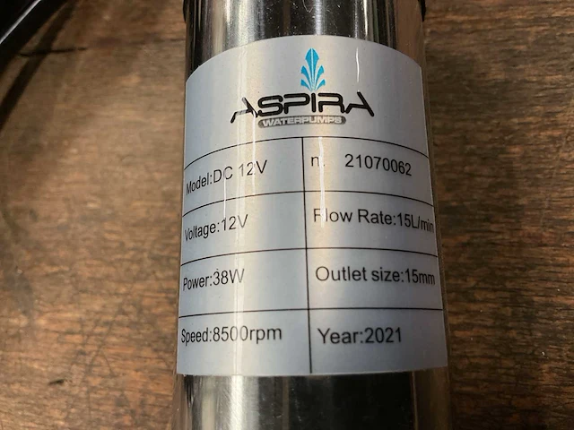 Aspira dc-12v electrische pomp (3x) - afbeelding 3 van  3