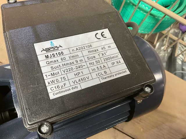 Aspira mjs100 waterpomp - afbeelding 3 van  3