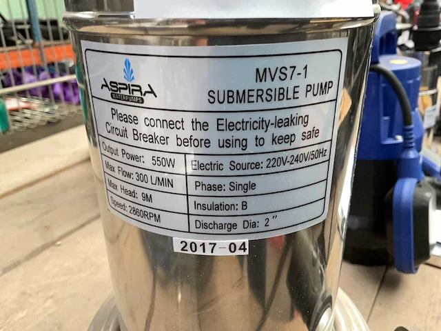 Aspira submersible pump - afbeelding 3 van  3