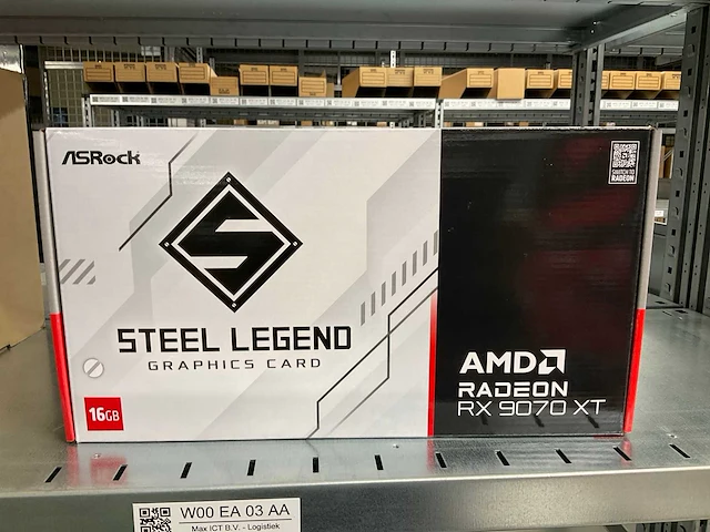 Asrock amd radeon rx 9070 xt videokaart - afbeelding 1 van  4