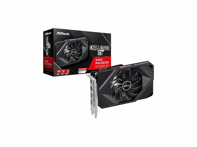 Asrock radeon rx 6600 xt challenger itx 8gb videokaart - afbeelding 4 van  5