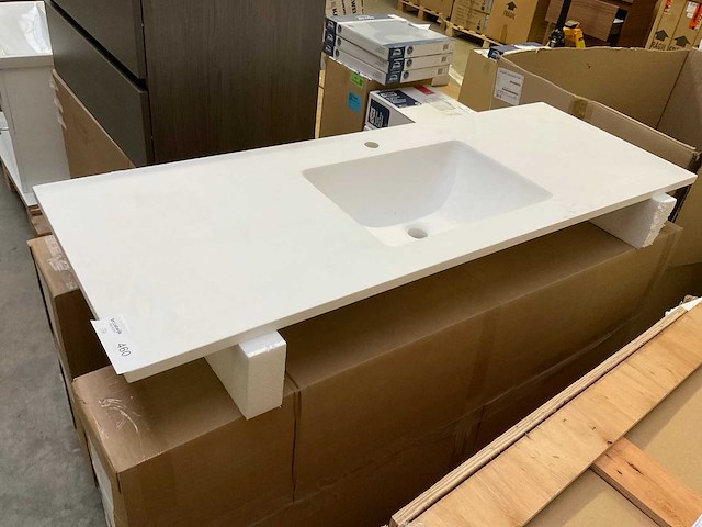 Assenti evora wastafel 140cm (3x) - afbeelding 2 van  4