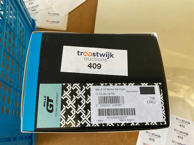 Assos mille gt winter bibtight wielrenbroek maat 3xl - afbeelding 2 van  2