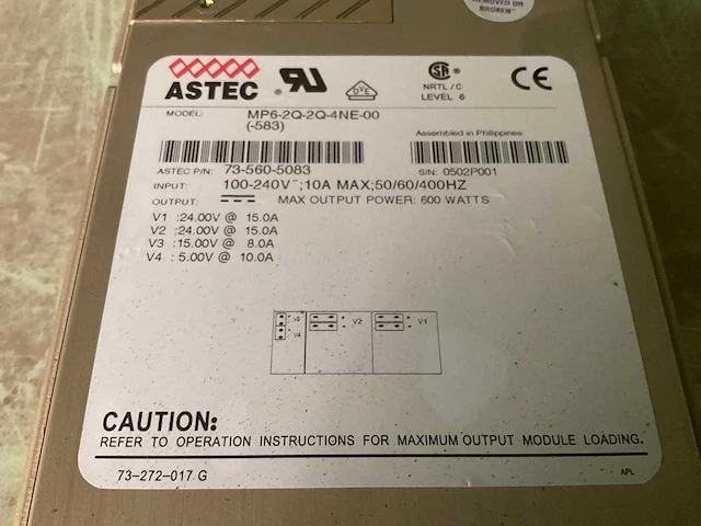 Astec mp6-2q-2q-4ne-00 power supply - afbeelding 4 van  5