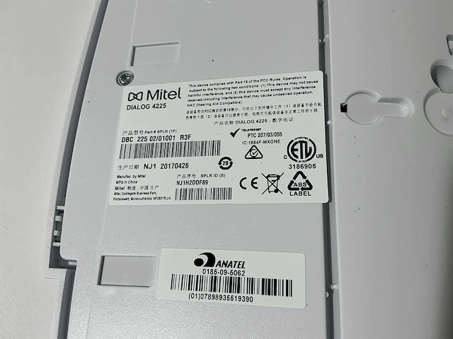 Astra - dialog 4225 - dbc22502/01001 - telefoon - afbeelding 2 van  4