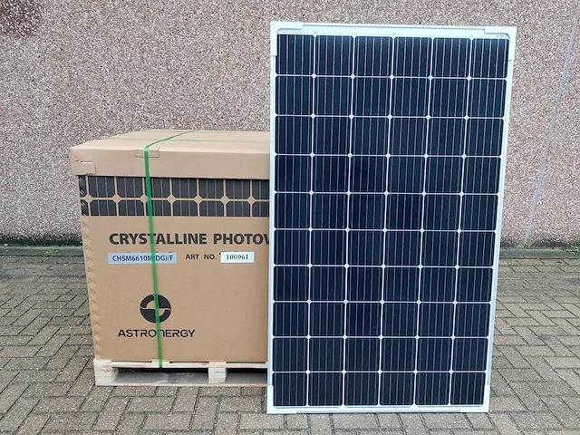 Astronergy - chsm6610m(dg)/f-310 - pallet met 31 astronergy chsm6610m(dg)/f-310 glas-glas zonnepanelen - afbeelding 1 van  5
