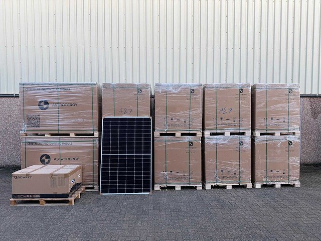 Astronergy - set van 252 zonnepanelen (410 wp) - growatt 100k omvormer - afbeelding 1 van  12