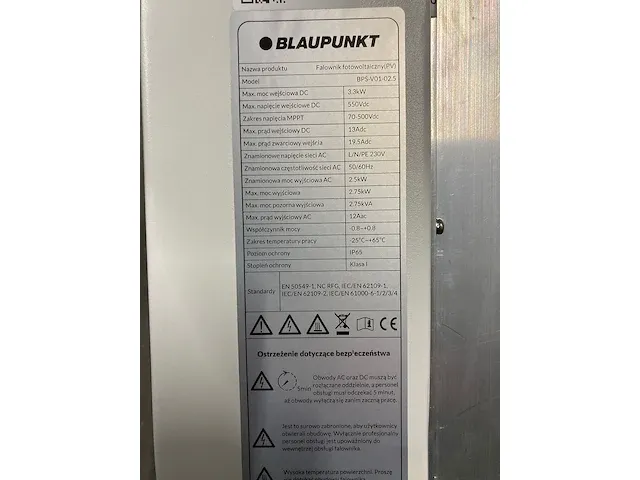 Astronergy - set van 8 astronergy glas-glas zonnepanelen (310 wp) en 1 blaupunkt bps-v01-2.5 omvormer - afbeelding 9 van  9
