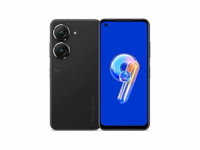 Asus - zenfone 9 5g - 128gb - zwart - afbeelding 1 van  2