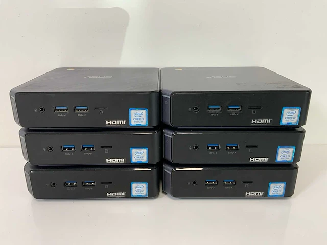 Asus 3, core i7 8th gen, 16 gb ram, 64 gb ssd chromeboxes (6x) - afbeelding 1 van  9
