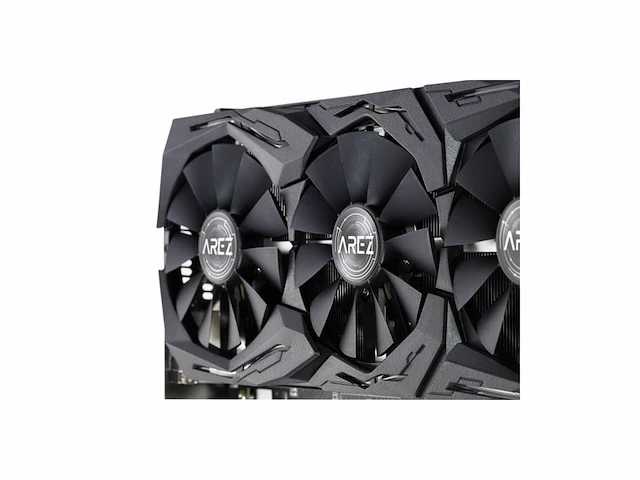 Asus 90yv0b53-m0na00 grafische kaart arez-strix-rxvega56-o8g-gaming zwart/zilver - afbeelding 4 van  4