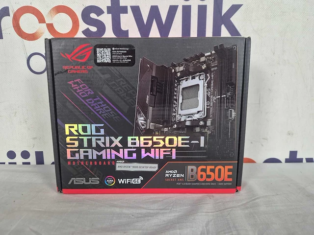 Asus b650e-i 64 gb - moederbord - b650 amd am5 - ddr5-sdram - afbeelding 2 van  2