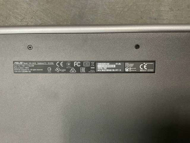 Asus c301sa ys02 chromebook laptop (10x) - afbeelding 6 van  6