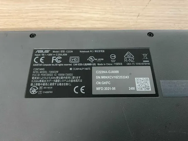 Asus chromebook c223na-gj0088 - afbeelding 6 van  6