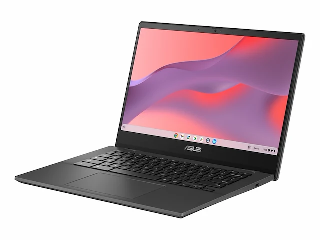 Asus chromebook cm1 laptop 14" full-hd display 4 gb ram 128 gb emmc qwertz grijs qwertz - afbeelding 4 van  4