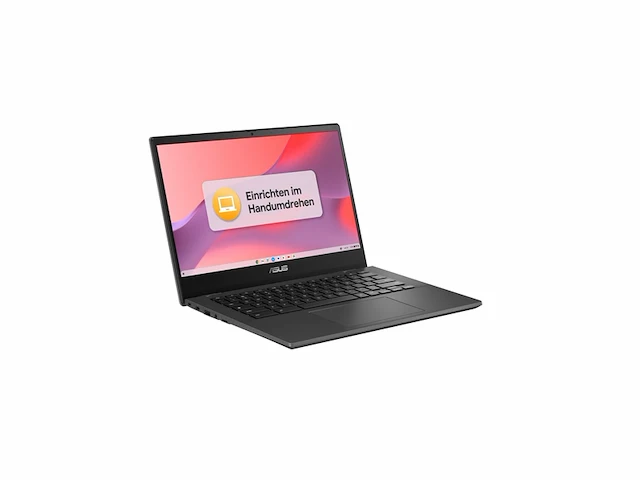 Asus chromebook cm1 laptop 14 full-hd display 4 gb ram 128 gb qwertz gravity grey - afbeelding 2 van  4